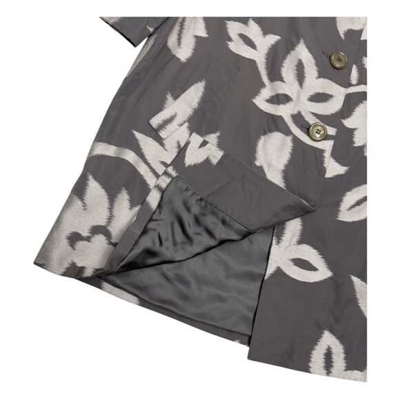 BADGLEY MISCHKA Luxury Designer Floral Business Casual Jacket Womens Large - Picture 3 of 6